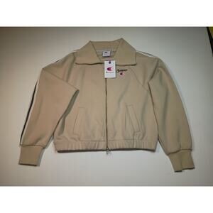 Stylish Champion Beige Full-Zip Track Jacket - Size Small NWT
